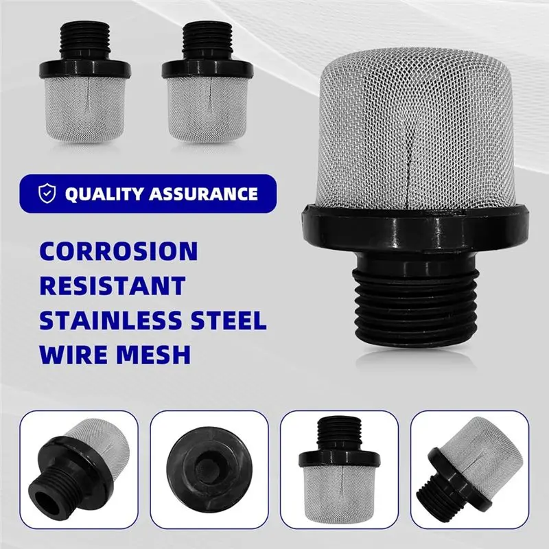 Superior AA63 4Pcs 288716 3/4Inch Inlet Strainer Strainer And 5Pcs 288749 Airless Sprayers Filter Kit Fits Airless Paint Sprayer
