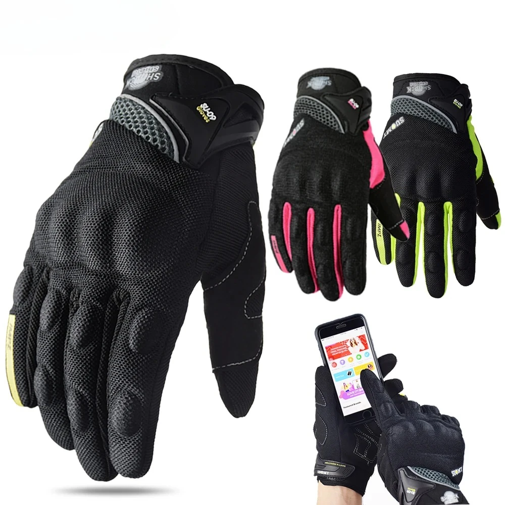 

Motorcycle Riding Gloves Breathable Summer Protective Motorbike Racing Gloves Men Women Anti Slip Touchscreen Riding Gear