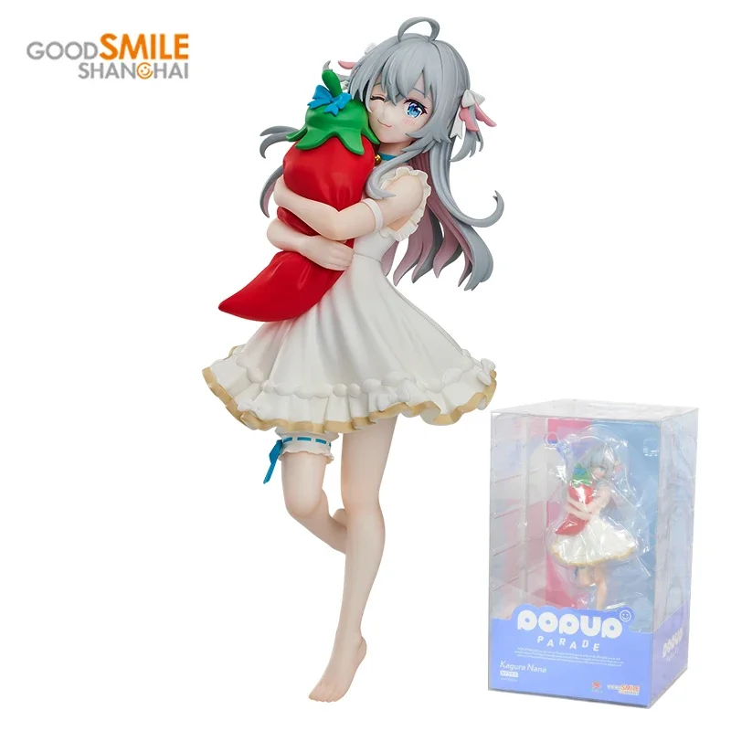 

In Stock Original GSC POP UP PARADE Virtual Youtuber Kagura Nana Anime Figure Chili 16Cm Figurine Model Toys for Girls Gift