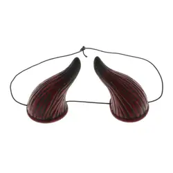 2020 Novelty Adult Ox Bull Devil Horn Headband Plastic Elastic Band Fancy Dress Accessory for Halloween Carnival Hen Night Party