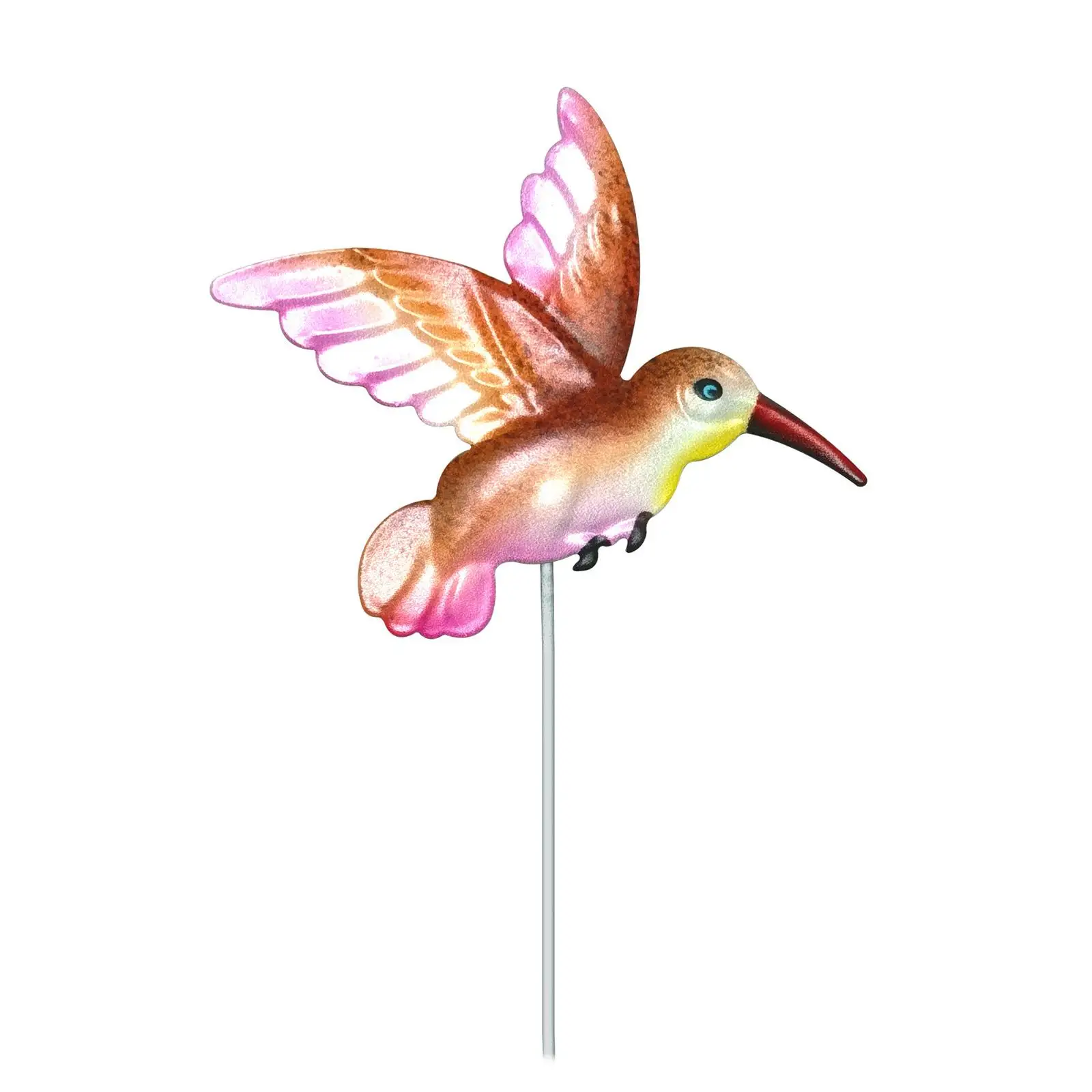 5Pcs Hummingbird Dragonfly butterfly Stakes, 15inch Iron Flower Pots Decoration for Path, Lawn, Garden, Outdoor Courtyard