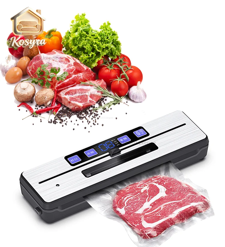 

Double heating wire vacuum sealing machine Double motor High power household food preservation dry and wet plastic sealing machi