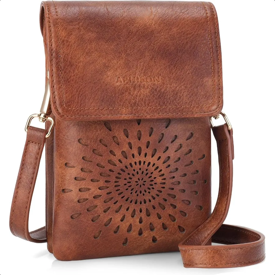 

Small Crossbody Bags for Women Trendy Leather Crossbody Phone Purses Handbags with Adjustable Strap