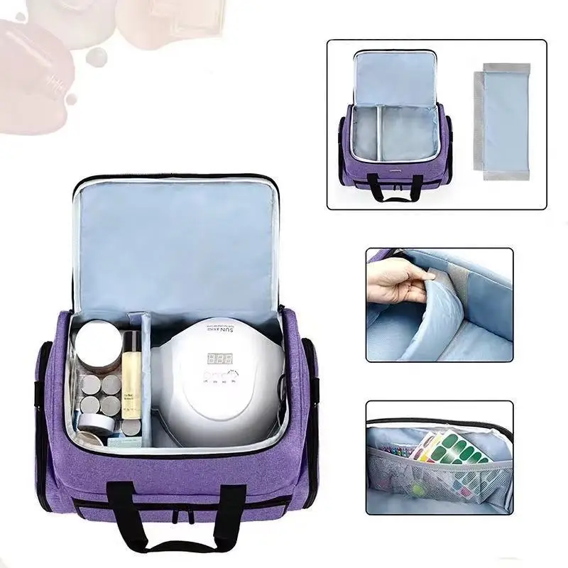 Large Capacity Nail Polish Organizer Bag Nail Polish Organizers Storage Case Travel Carrying for Nail Art Accessories Holds Bags