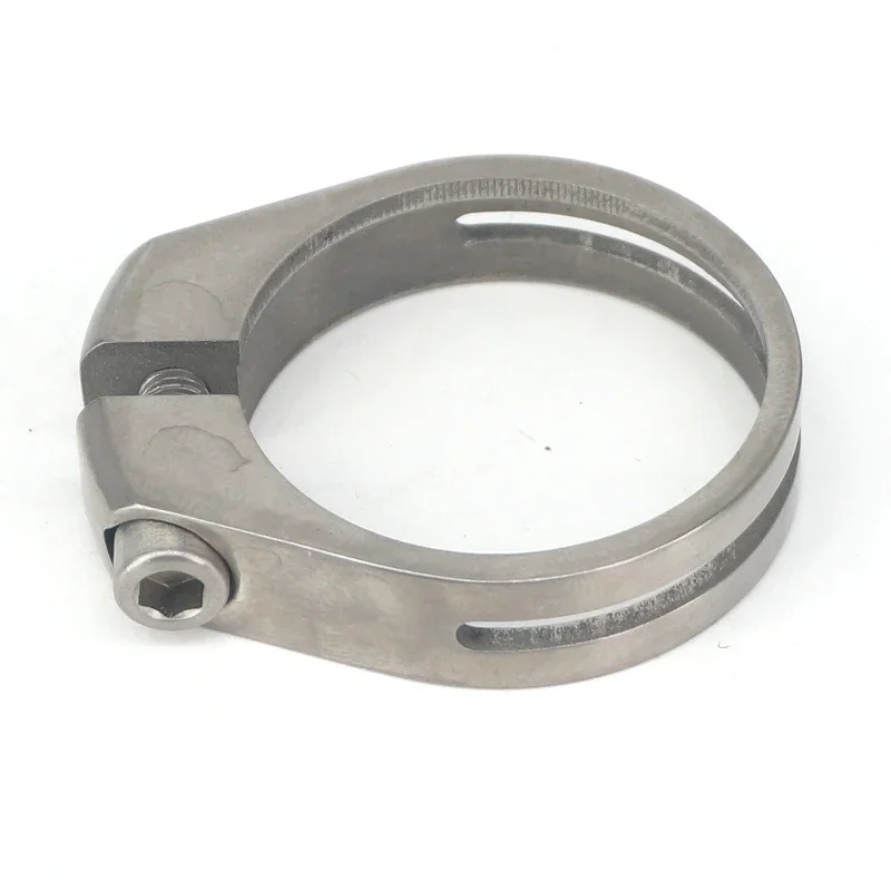 31.6mm 34.8mm I/D Colors GR5 TC4Titanium Alloy Clamp With Bolt For Bike Bicycle Seat Post Tube
