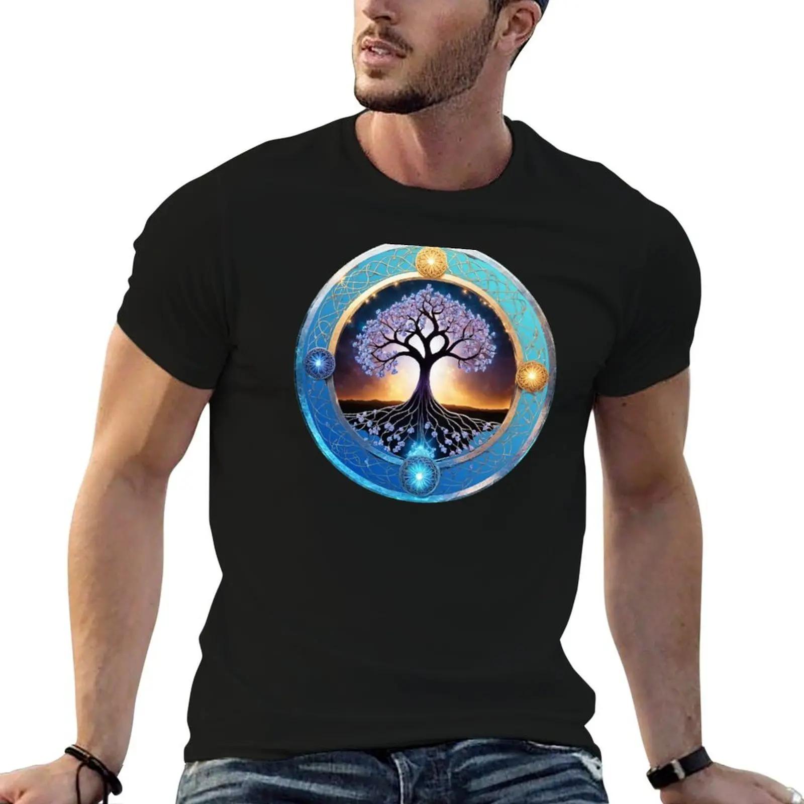 

Luminous Spectrum T-Shirt man t shirt designer t shirt for man 100 percent cotton man graphic t shirt T-shirt