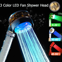 Zloog Anion Colorful LED SPA Filter Shower Head Pressurized Temperature Control Colorful Light Handheld Big Rainfall Shower Head