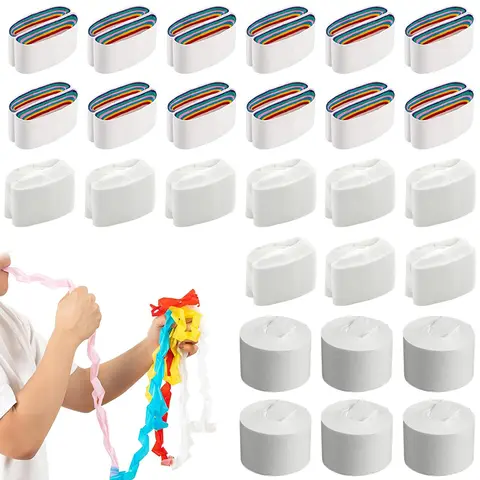 12 sztuk/worek 8 metrów usta pluwające kolorowy papier magia klasyczny zbliżenie magiczna scena magia kreatywne rodzinne przyjęcie rekwizyty na występy