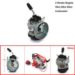 Carburetor Carb For 2 Stroke Engine 50cc 60cc 80cc Gas Motorized Bike Bicycle 47 49cc Pocket Bike Mini Moto Dirt ATV Quad