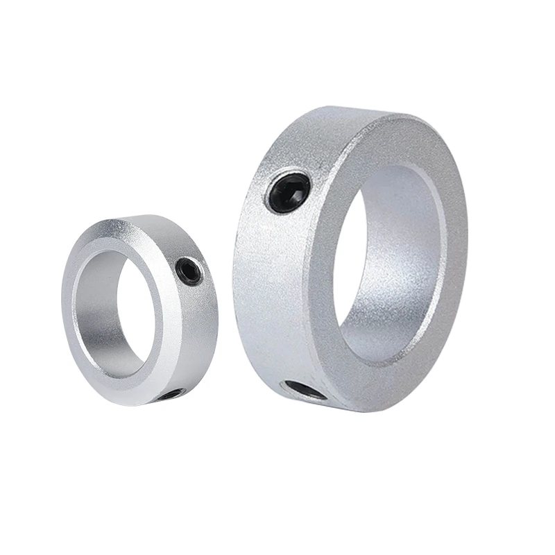 2PCS Fixed Ring SCCAW Shaft Locator Stop Collar SOH SCSBN Aluminum Alloy Surface Anodized optical fixed clamp with Screws 6/8/10