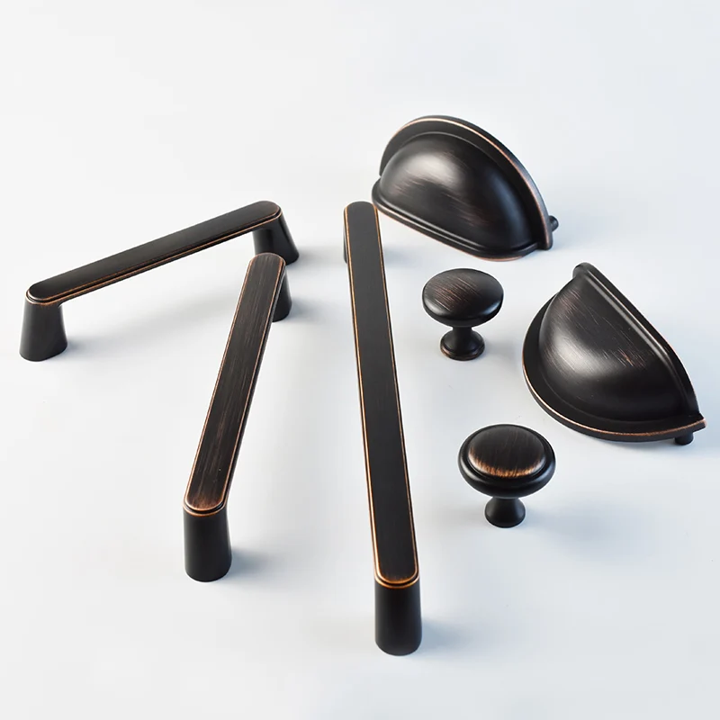 European Rural Furniture Handles For Wardrobe Kitchen Storage Cabinet And Bedside Dresser Drawer Door Knob Cupboard Pull Vintage