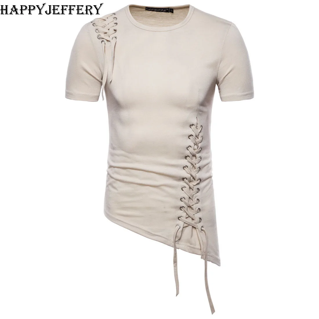 

Men Summer T-shirts Short Sleeve Drawstring Tops Tees Shirts O Neck Collar Solid T shirt Casual Tshirts T30