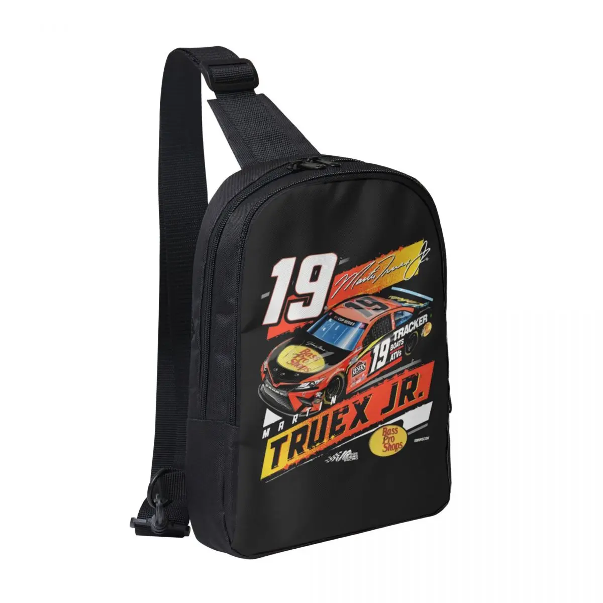 Martin Truex Jr 19 z paskiem na ramię plecak na ramię Crossbody torba na klatkę piersiowa regulowany plecak turystyczny podróżny Outdoor dla kobiet i mężczyzn