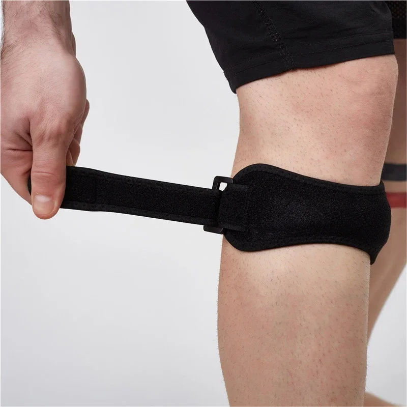 1pc Adjustable Knee Strap Patellar Tendon Pressurized Protector Support Slider Pad Rodilla Guard Badminton Running