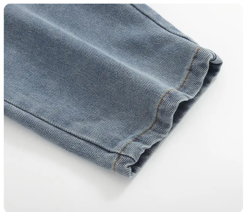 2026 Neue Koreanische Version Weicher Gewaschener Denim Kinder-Overall Jungen und Mädchen Vordertasche Einfarbig Integrierte Hose 0-5 Jahre – Detail 10