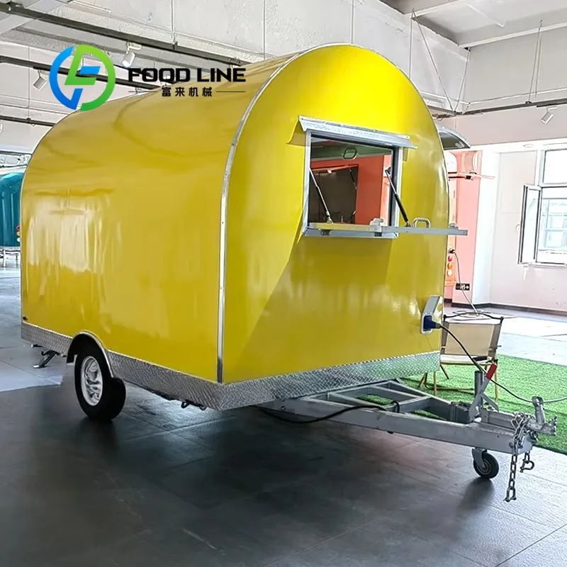 

Customized Ice Cream Trucks Food Cart Mini Food Truck Small Occasion Deep Fryer Turker Food Trailer