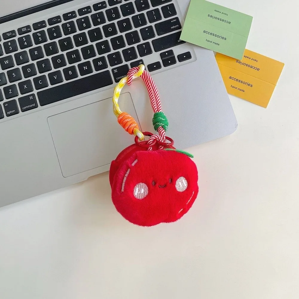 

Portable Fruit Cartoon Bag Pendant Pouch Adorable Earphone Bag Key Chain Lightweight Coin Purse