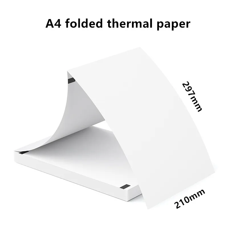 

A4 Printer Folding Thermal Paper 210x297mm Roll Thermal Paper Office Documents Home High Quality Consumables