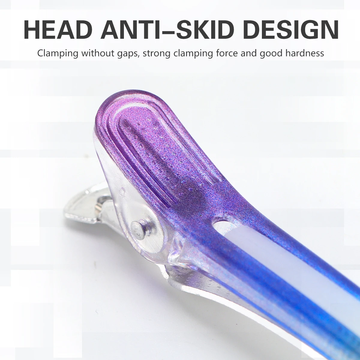 4/6/10/12 قطعة المهنية تصفيف الشعر دبابيس قوس قزح الألوان تقسيم قطع مقاطع الشعر مقاطع الشعر الحلاق أدوات التصميم