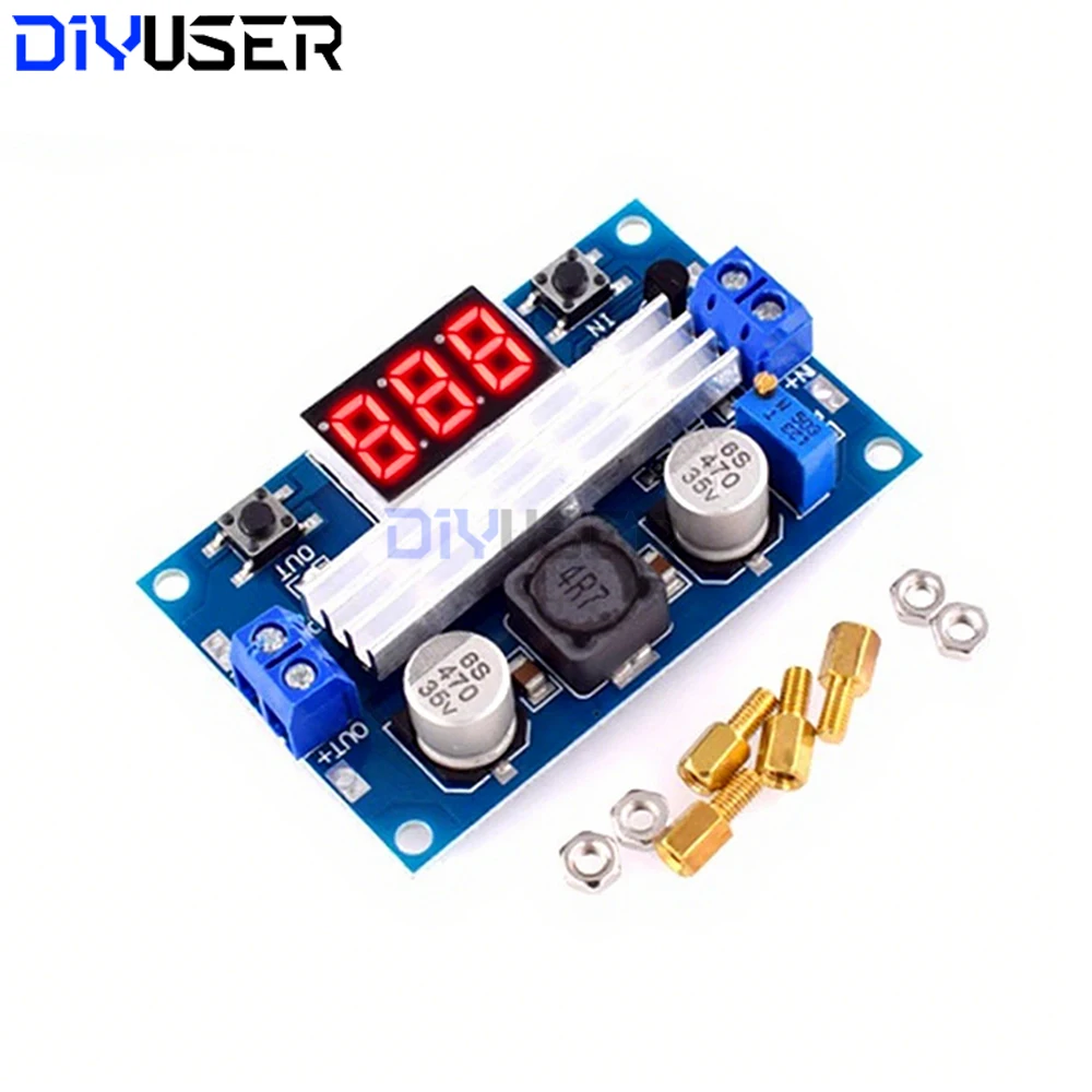 LTC1871 DC-DC Boost Converter Modul 100 W 3–35 V auf 3,5–35 V mit LED-Spannungsmesser, Step-Up-Stromversorgung