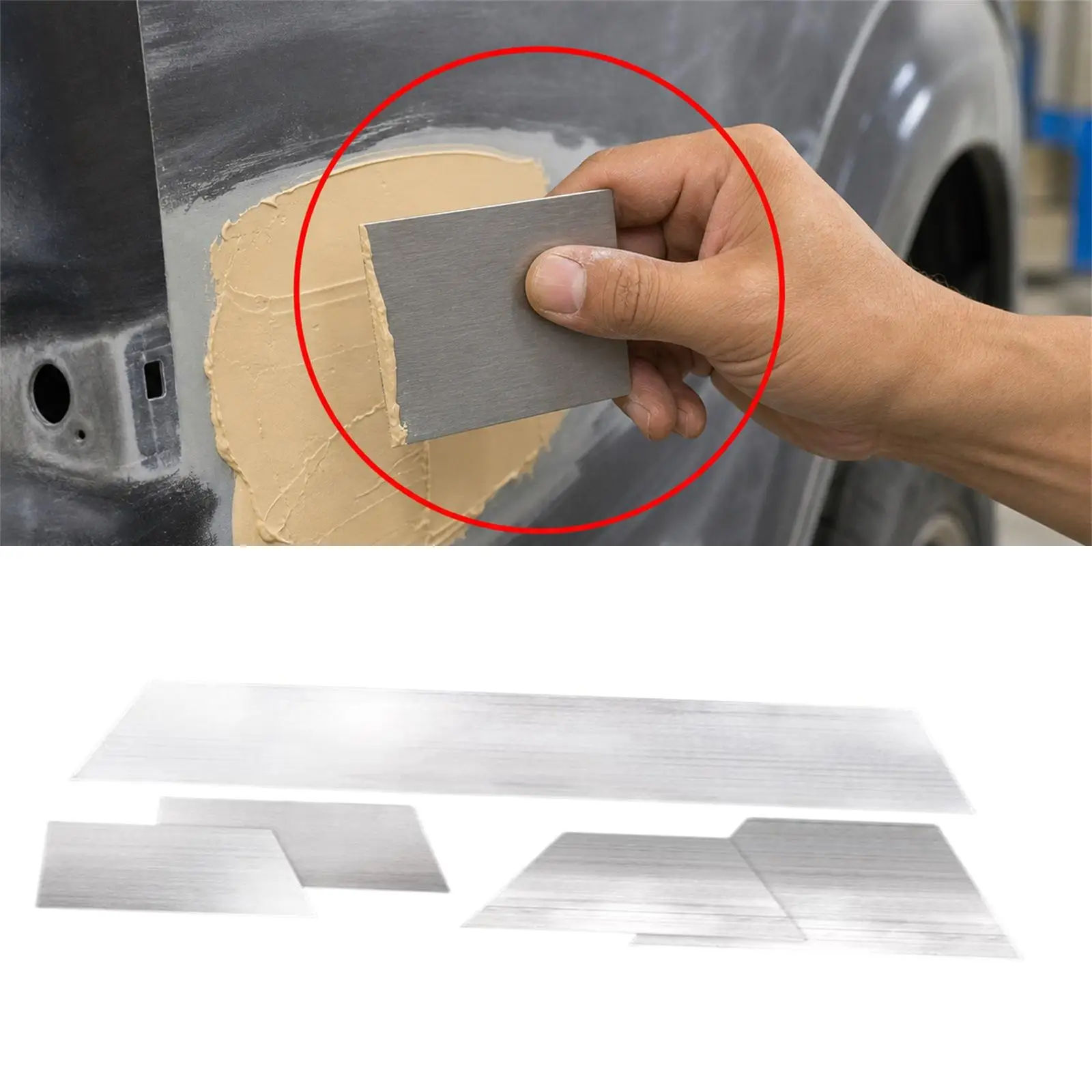Auto Body Filler Spreaders Set Auto Paint Tools Vehicle Tint Film Tool