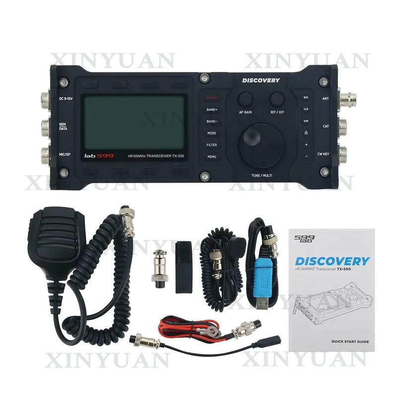 Transceiver, Portable 10W 50MHz HF TX-500 Device Supporting SSB, CW, DIG, AM and FM All Working Modes