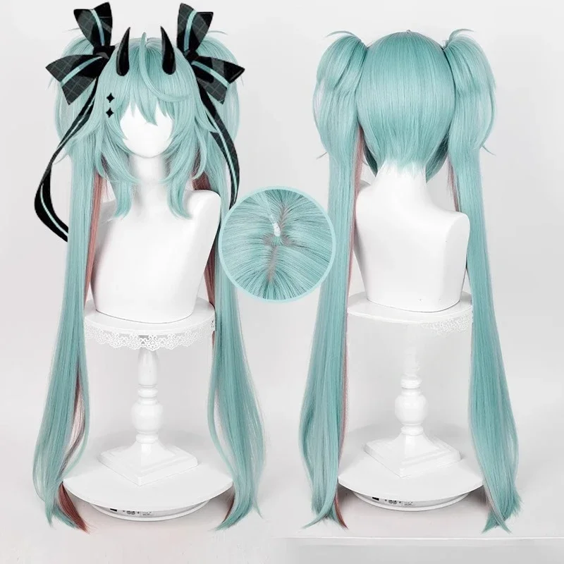 Hatsune Miku Wig Is Comfortable and Breathable Anime Peripherals Cute Cartoon Cosplay Props Kawaii Accessories Headwear New