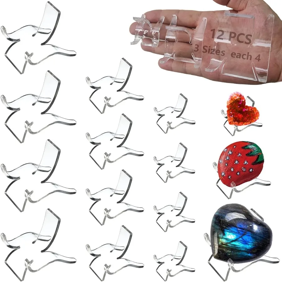 12 Pcs Rock Display…