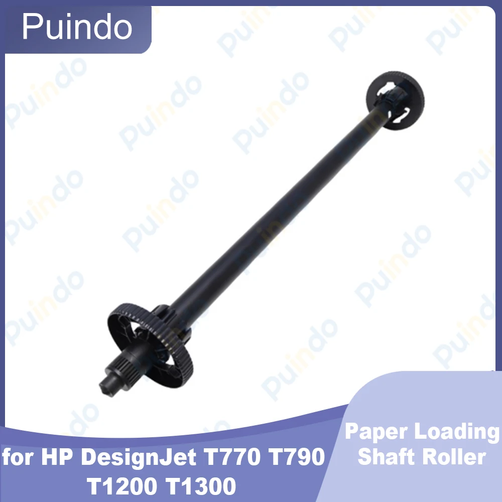 

Compatible Paper Loading Shaft Roller for HP DesignJet T730 T770 T790 T795 T830 A0/A1 Plotter Paper Feed Axle Assembly
