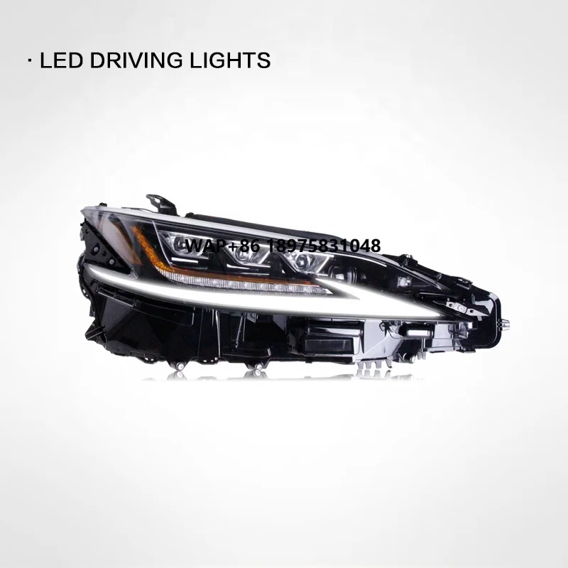 All three beams of light ES350 Light Emitting Diode 2018-2021 Headlights Fo Light Emitting Diode Headlight Assembly