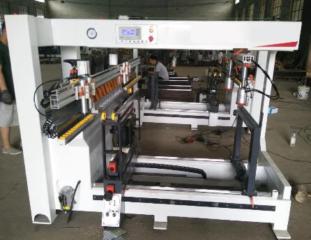 Woodworking Wood 2 Double Line Multi Head Spindle Drilling Boring Driller Machine for Sale CE