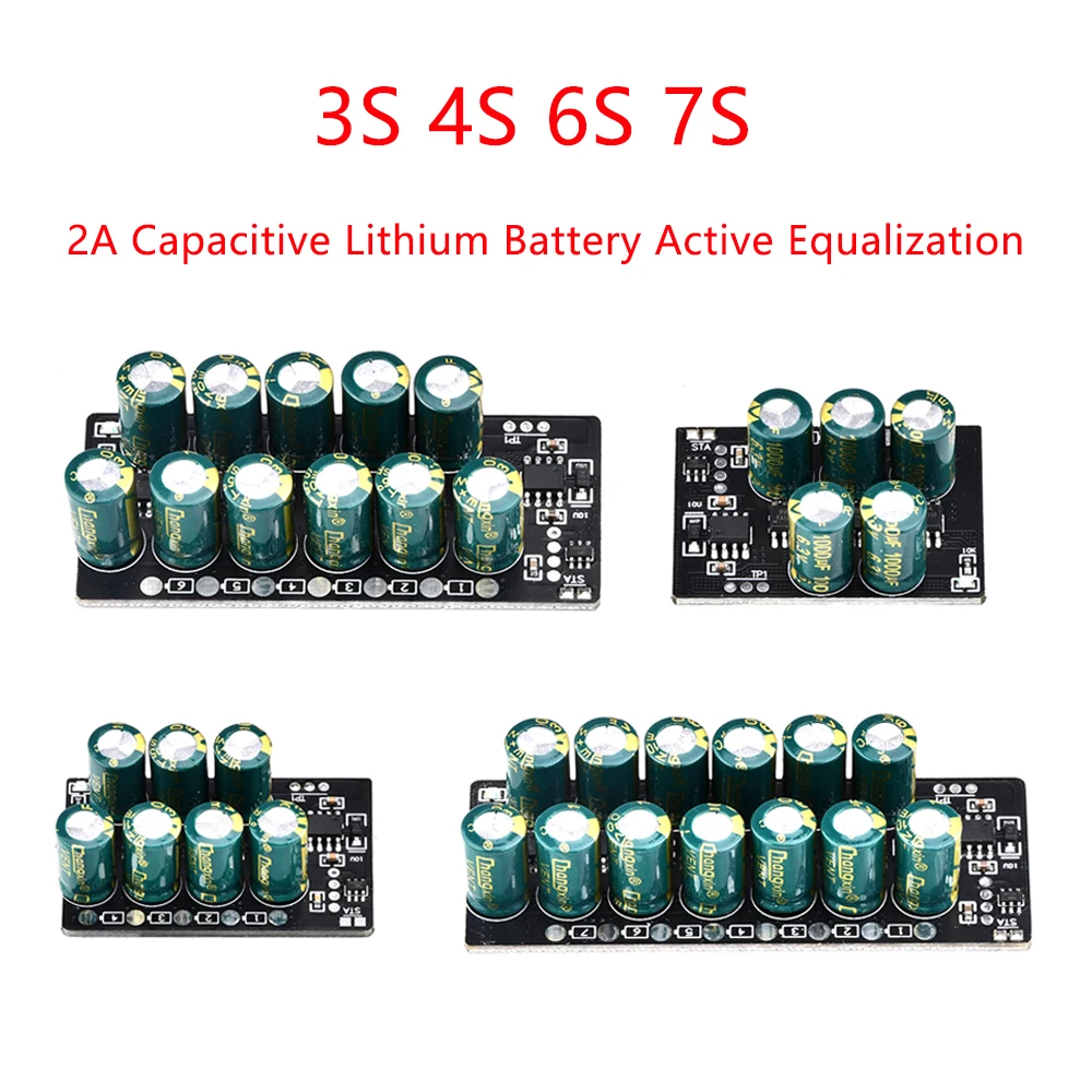 2A 3S 4S 6S 7S pojemnościowy aktywny moduł korektora fosforan litowo-żelazowy trójskładnikowa bateria litowa aktywny Balancer Transfer energii