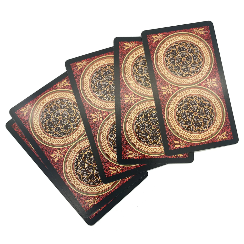 12x7cm Botticelli Divination Tarot Deck English, Spanish French German and Italian Portuguese Edition Guidebook