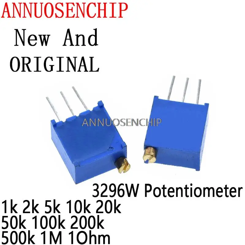 

Триммер для горшка Arduino 100 Вт 1k 2k 5k 10k 20k 50k 3296 k 100k 200k 1M 1 Ом, 1 упаковка, 500 шт.