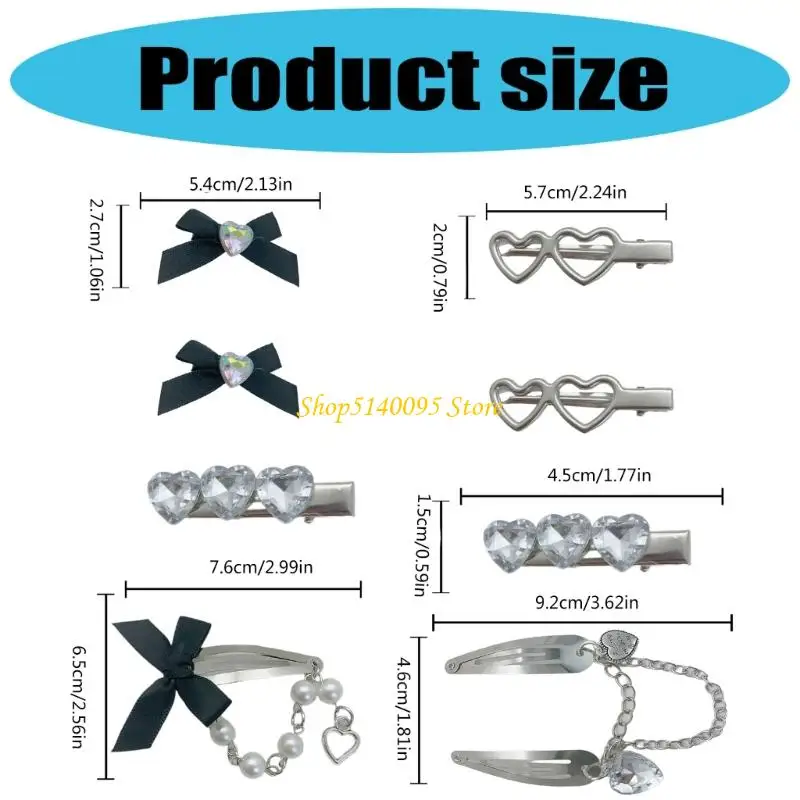 DXAE Funny Pattern Hairclip Daily Dating Hairclip Exaggerated Personality Hairpin for Styling and Fashion Statements