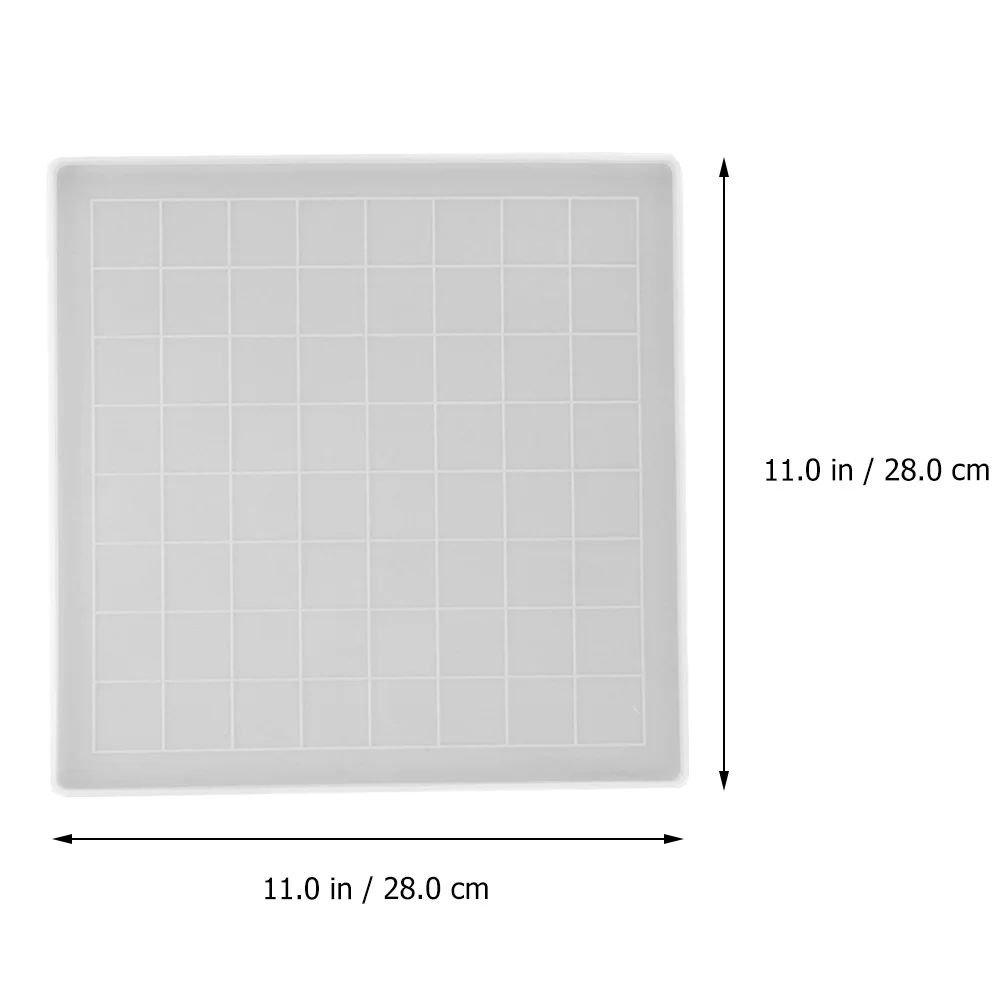 

Silicone Chess Mould Manual DIY Mold Crystal Epoxy Mold for International Chess Board Craft Making Silicone Die
