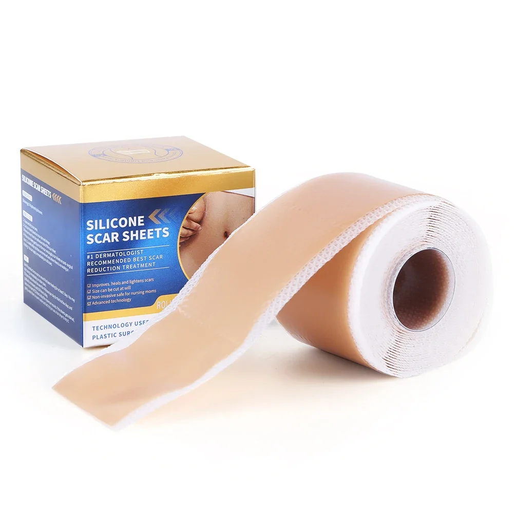 Silicone Scar Sheets Scar Reducing Tape 3M Tummy Tuck Tape Effective Scar Removal Sheets Healing for C-Section Keloid Acne