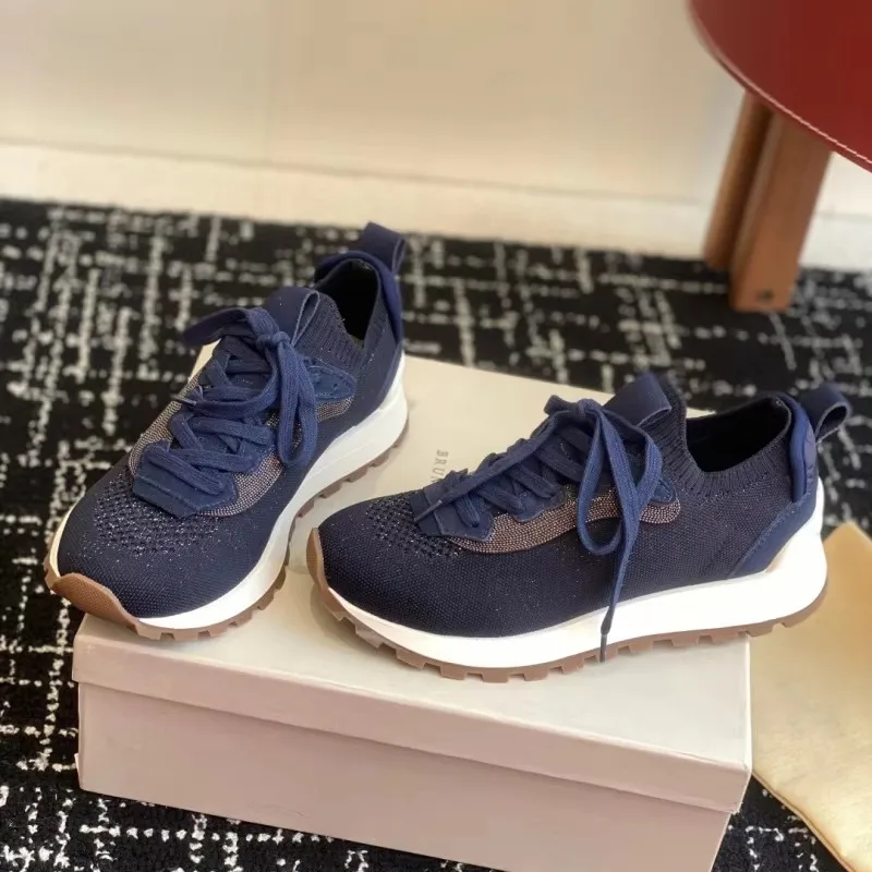 New classic casual knitted high-quality comfortable outdoor commuting sports shoes for couples