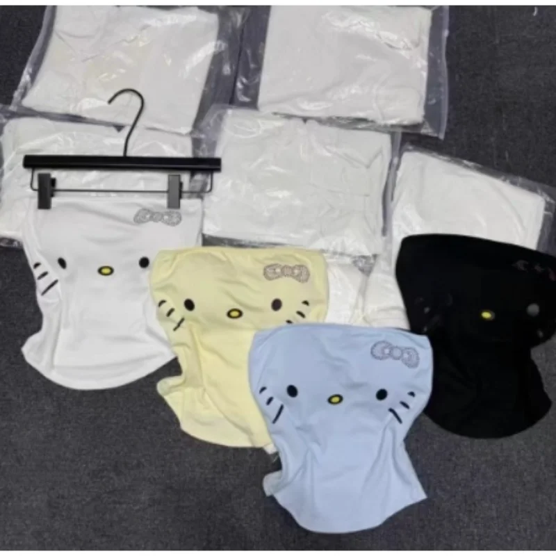 Top Corto Estampado American Sle Spicy Girl para Mujer, Chaleco Veraniego Elástico Ajustado, Bustier Informal de Poliéster...