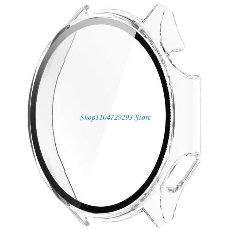 

Y2GD Watch Screen Protector Film Shell Case with Tempered Glass Film Protective Cover