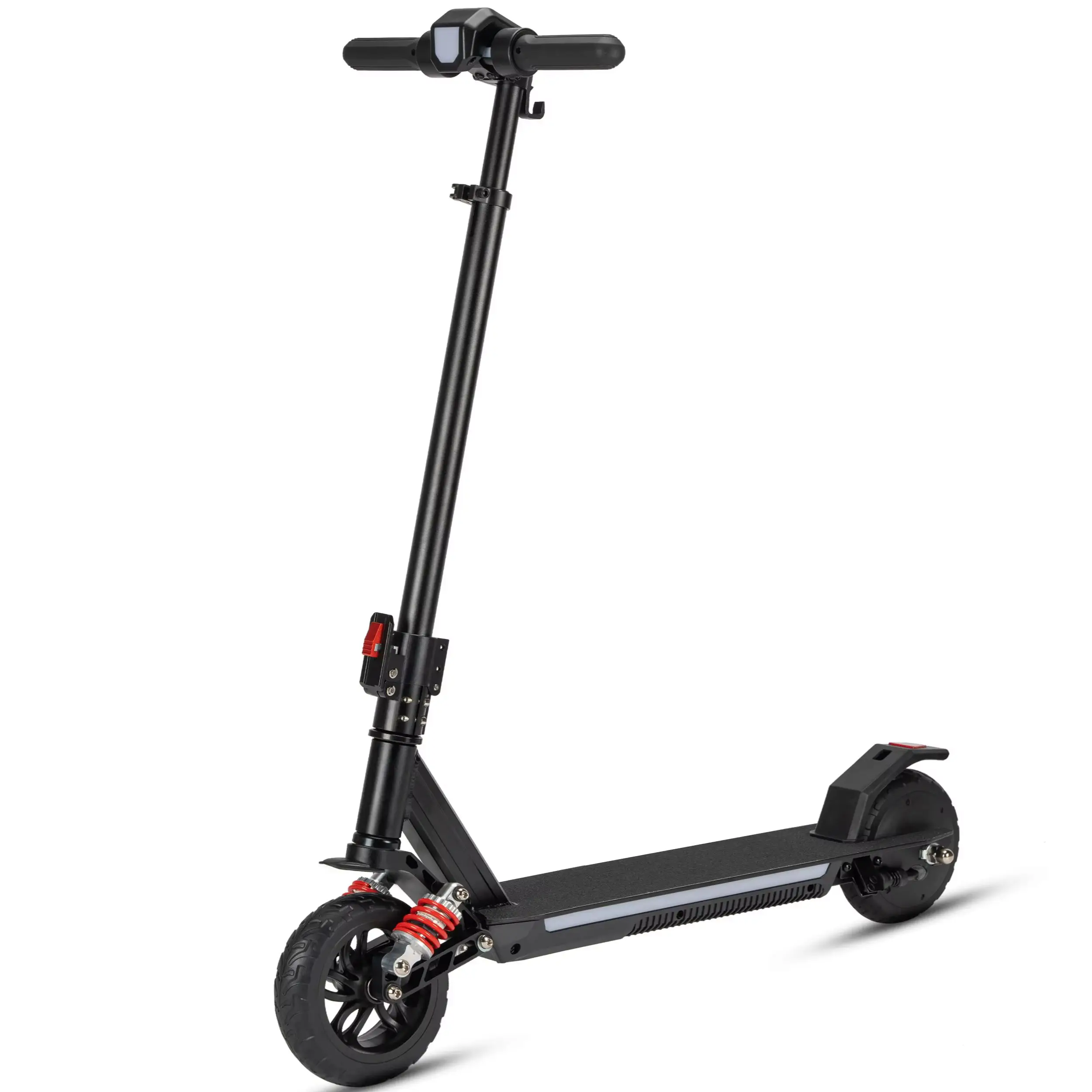 Vankel 6,5 Zoll Kinder E-Scooter, faltbarer Elektroroller mit 150W Motor, 130Wh Akku, Vorderrad-Stoßdämpfer, 3-fach höhenverstellbar, LED-Licht, Geschenk für Kinder ab 8 Jahren
