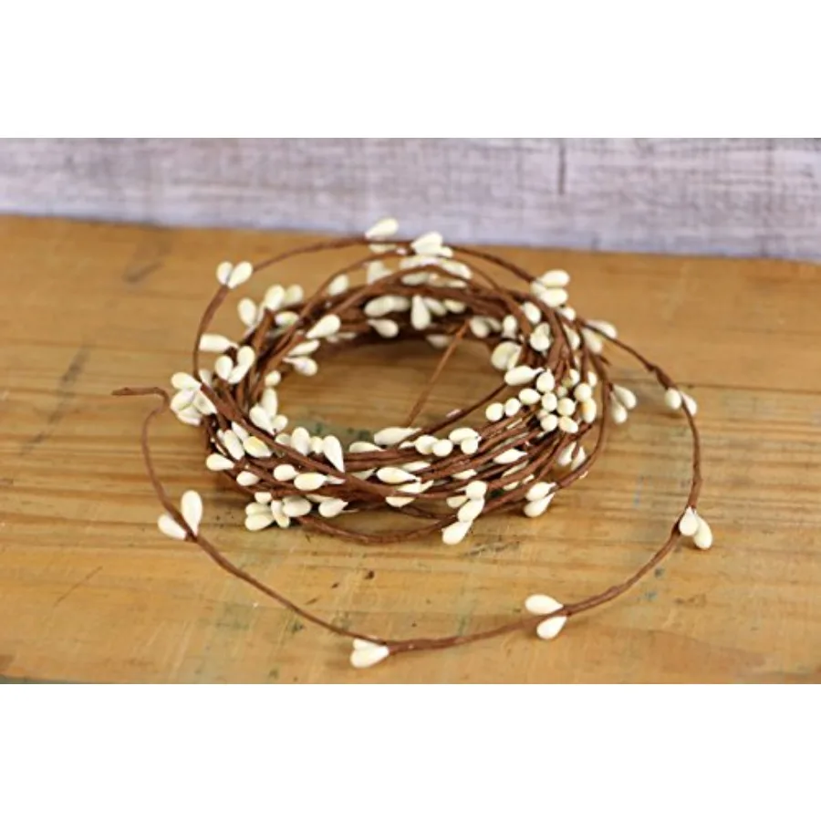 

Гирлянда Pip Berry — 18-футовый цвет слоновой кости