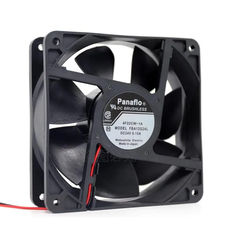 Original FBA12G24L 24V 0.15A 120 * 120 * 38MM 12CM frequency converter cooling fan