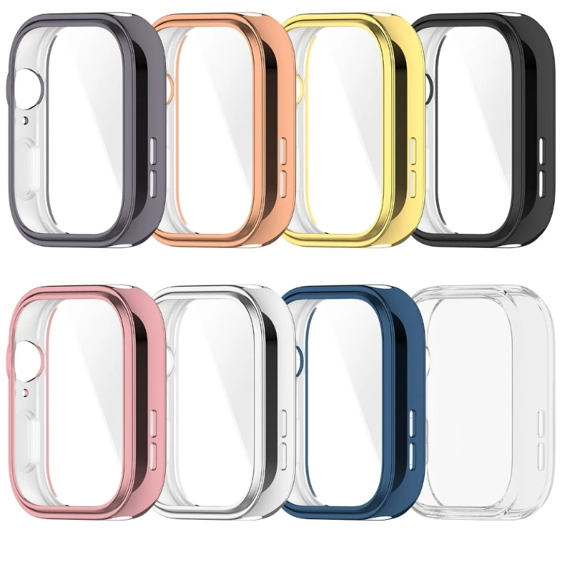 Coque cadre montre à couverture complète, anti-poussière, pour montre Fit 3, couvercle boîtier couvercle