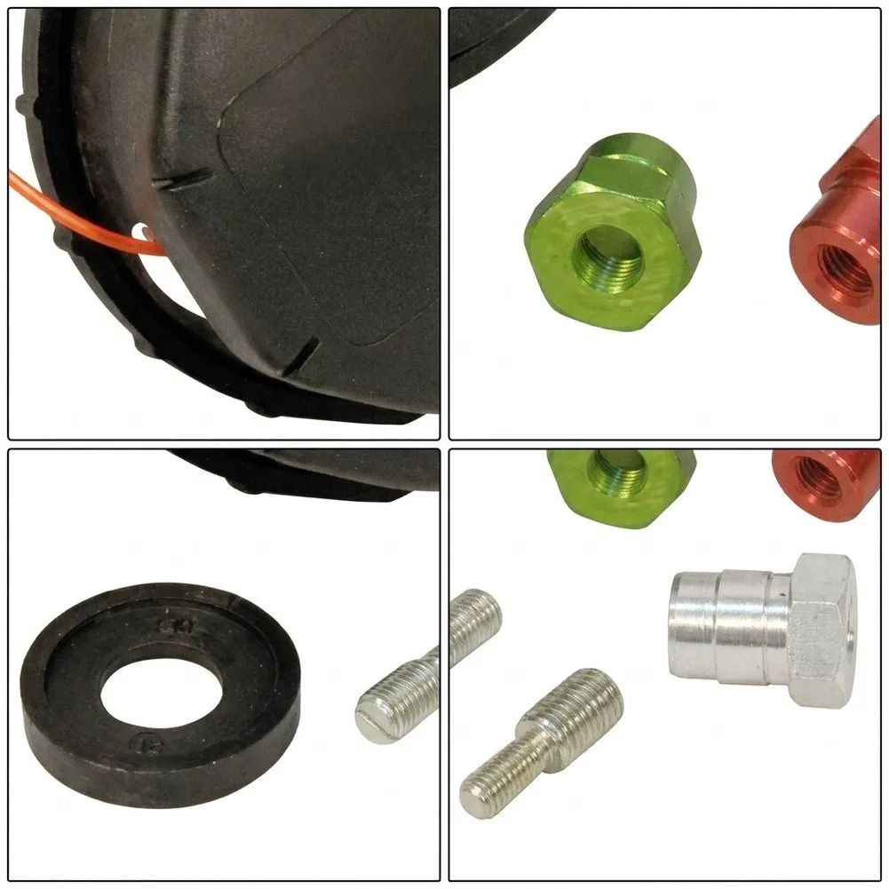 Black Feed Head 450 Seamless Integration Trimmer Accessory String Trimmer Head Robust Plastic Build No Disassembly Required