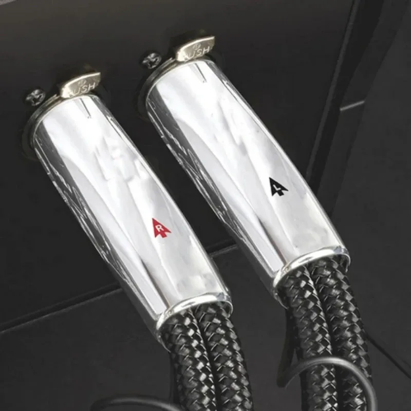 Hi-End XLR Balanced Cables PSS Pure Silver HiFi Audio Interconnect Line with Noise-Dissipation System