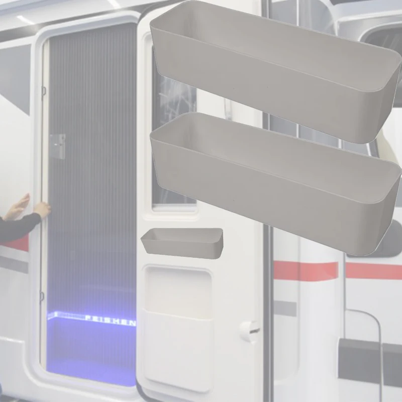 

2Pcs Universal Caravan Camper Van Storage Pocket Box For Tool Storage Van Racking Ratchet Strap Fit Stowing Tidying Storage Box