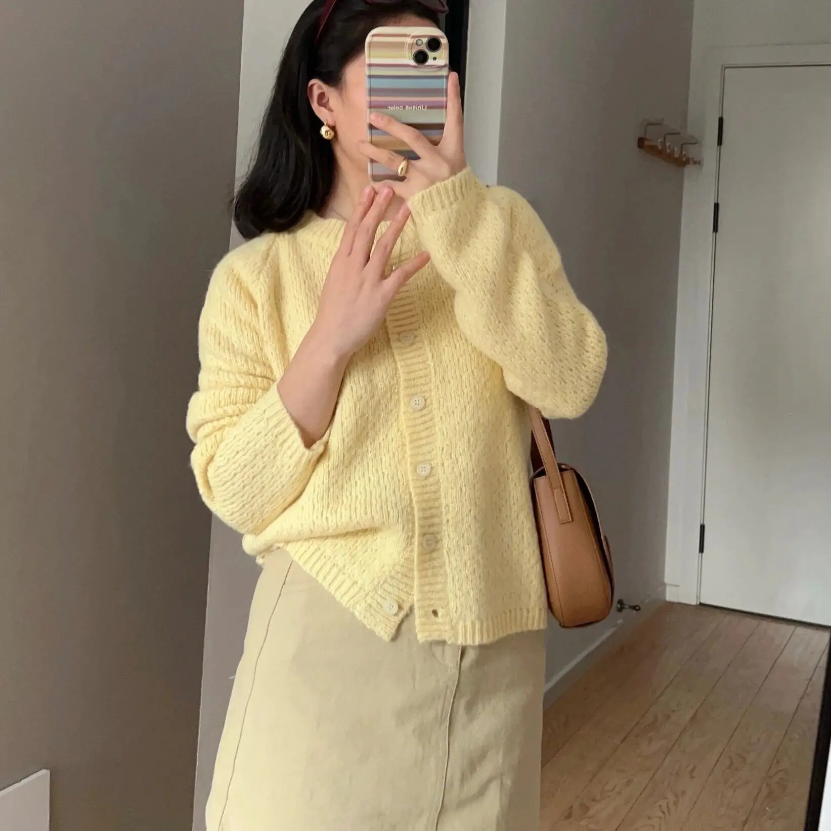 سترة Dongguan Daliang النسائية المحبوكة ذات الجودة الممتازة وصلت حديثًا من Chaoan Long Sve round Ne Regular Fit للخريف...