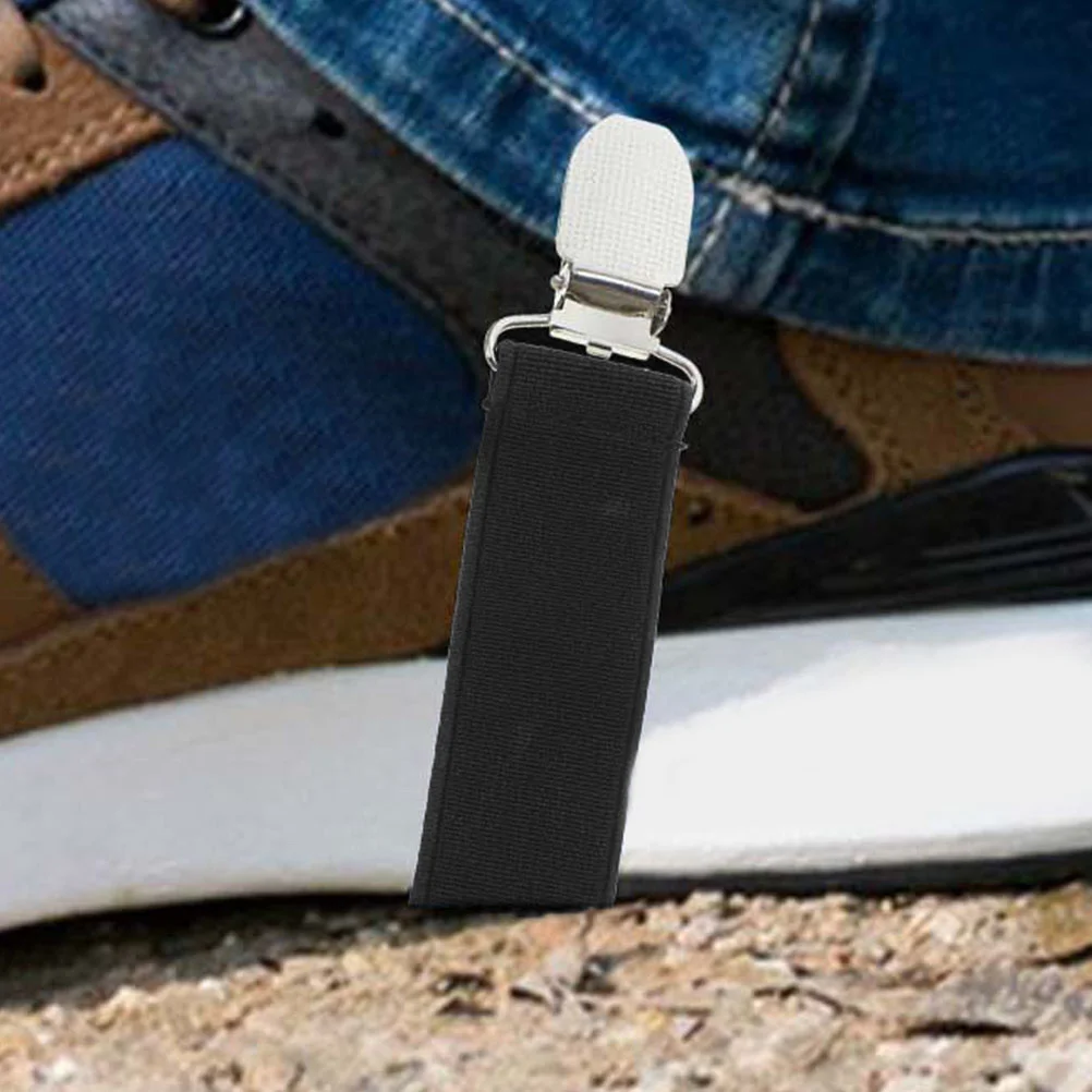 

3Pcs Adjustable Elastic Pant Leg Clips Windproof Waterproof Boot Straps for Cycling Riding Snow Outdoor