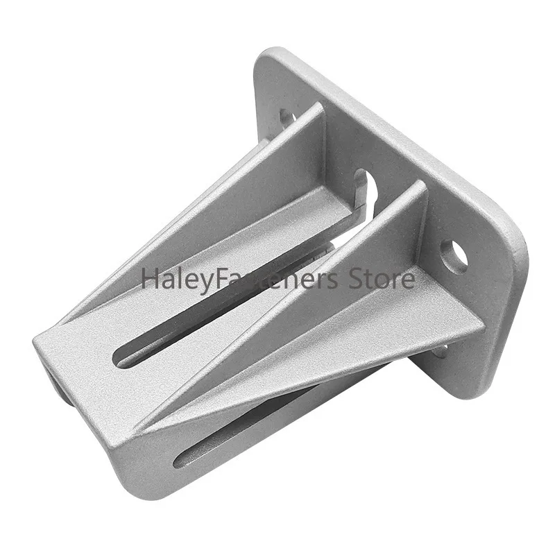

Aluminum alloy foot fence base guardrail aluminum column fixed foot 4040 profile square foot connector